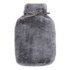 Wellbeing Grey Faux Fur Hot Water Bottle1.5L