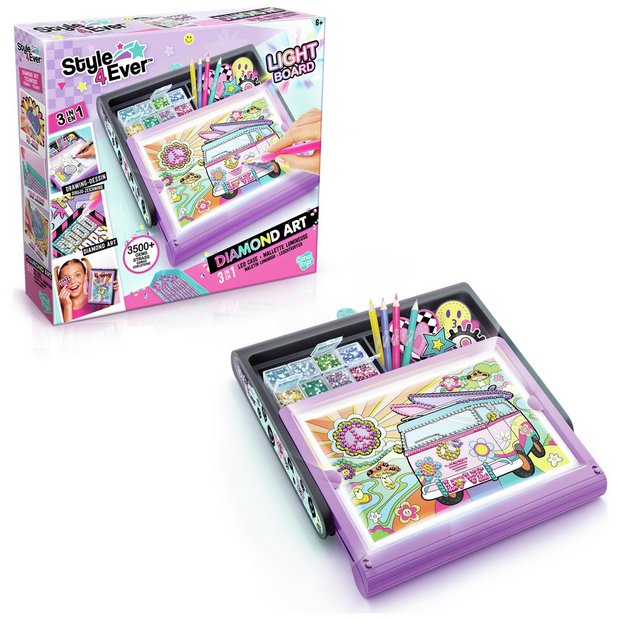 Buy Style Ever Diamond Art LED Case Kids arts and crafts kits
