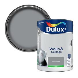 Dulux Walls & Ceilings Silk Paint Natural Slate - 5L