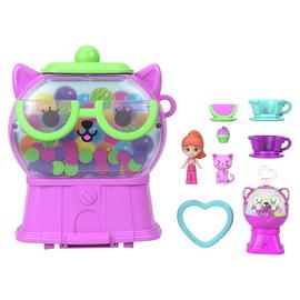 Polly Pocket Gumball Kitty Compact Doll Playset