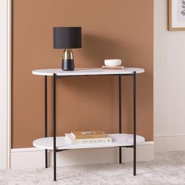 Argos Home Jules Console table - White