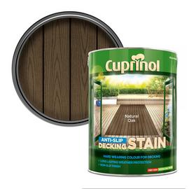 Cuprinol Anti-slip Decking Stain Natural Oak – 5L