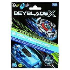 Beyblade X Cobalt Dragoon 2-60CLeft-Spin String Launcher Set