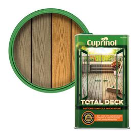 Cuprinol Total Deck Oil & Restorer 5L - Clear