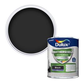 Dulux Weathershield Multisurface Satin Black -750ml