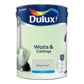 Dulux Walls & Ceilings Matt Paint Willow Tree - 5L