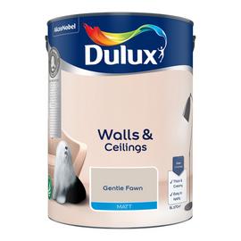Dulux Walls & Ceilings Matt Paint Gentle Fawn - 5L