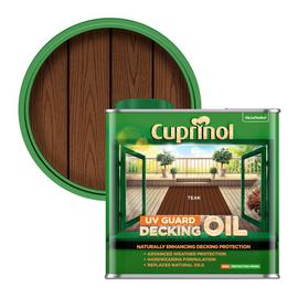 Cuprinol UV Guard Decking Oil Teak - 2.5L