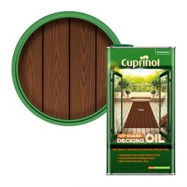 Cuprinol UV Guard Decking Oil Teak - 5L