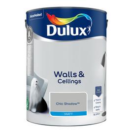 Dulux Walls & Ceilings Matt Paint Chic Shadow - 5L