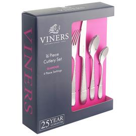 Viners Glamour 16 Piece Stainless Steel Cutlery Set