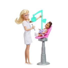 Barbie Careers Dentist Playset with Blonde Fashion Doll