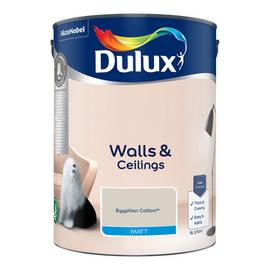 Dulux Walls & Ceilings Matt Paint Egyptian Cotton - 5L