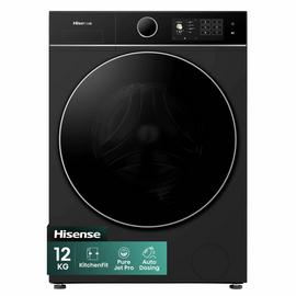 Hisense WF5I1245BBR 12KG 1400 Spin Washing Machine - Black