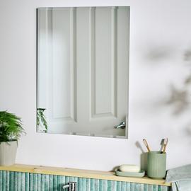 Argos Home Silver Bevelled Bathroom Wall Mirror - 60x45cm