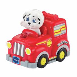 Vtech Toot-Toot Drivers Dexter Dog With Fire Fighter Car Toy