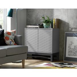 Habitat Zander Textured Small Sideboard - Grey