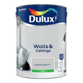 Dulux Walls & Ceilings Silk Paint Goose Down - 5L