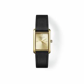 Rosefield Heirloom Modern Black Leather Strap Ladies Watch