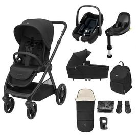 Maxi-Cosi Oxford 9-Piece Select Bundle Travel Systems-Black