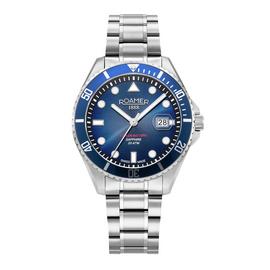 Roamer Pro Diver Blue Dial Steel Bracelet Mens Watch