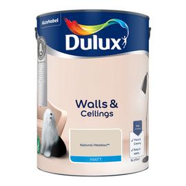 Dulux Walls & Ceilings Matt Paint Natural Hessian - 5L