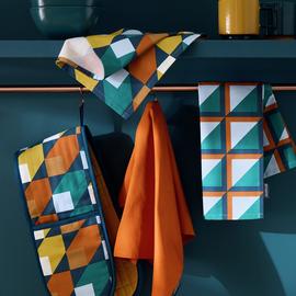 Habitat Geo Cube Textile Set - Blue