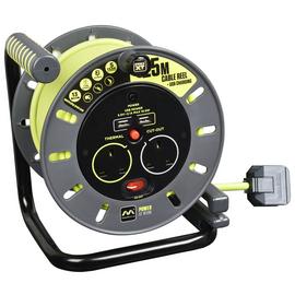 Masterplug Pro-XT 2 Socket 25m Cable Reel