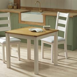 Argos Home Ashwell 2 Seater Dining Table - Cream