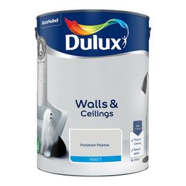 Dulux Walls & Ceilings Matt Paint Polished Pebble - 5L