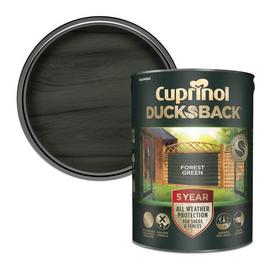 Cuprinol Ducksback Wood Paint - Forest Green - 5L
