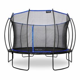 Plum 14ft Deluxe Springsafe Outdoor Trampoline & Enclosure