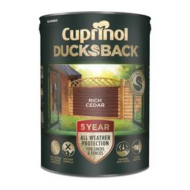 Cuprinol Ducksback Matt Paint Rich Cedar - 5L