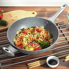 Salter Marblestone 28cm Aluminium Wok