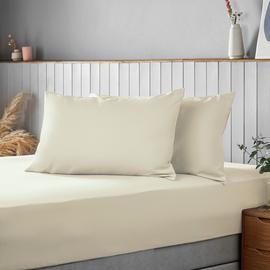 Silentnight Supersoft Plain Standard Pillowcase Pair
