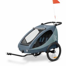 Hauck Dryk Duo Plus Bike Trailer & Pushchair - Dark Blue