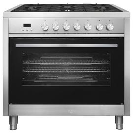 Bush BRC90DFSS 90cm Dual Feul Range Cooker - Stainless Steel
