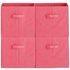Argos Home Phoenix Set of 4 Storage Boxes - Pink