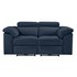 Argos Home Valencia 2 Seater Leather Recliner SofaBlue