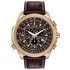 Citizen EcoDrive Mens Chronograph Brown Leather Strap Watch