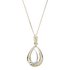 Revere 9ct GoldDiamond Accent Pendant Necklace