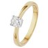 Revere 9ct Gold 0.33ct Diamond Solitaire Ring - O
