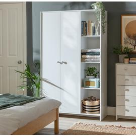 Argos Home Seville 2 Door Open Shelf Wardrobe
