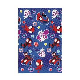 Disney Spidey & Friends Fleece Throw - Blue - 150x100cm