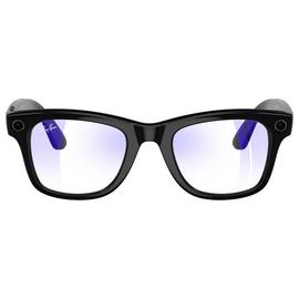 Ray-Ban Meta Wayfarer Glasses - Shiny Black, Clear