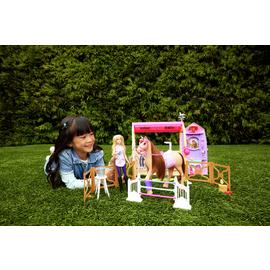 Barbie Mysteries: Stable Playset with Doll, Toy Horse & Accs