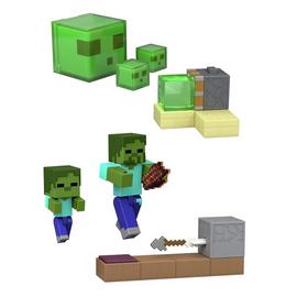 Minecraft Redstone Charged Sticky Piston Trap Set Figures