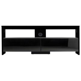 AVF Saunton Up to 60 Inch Wood Effect TV Stand - Black