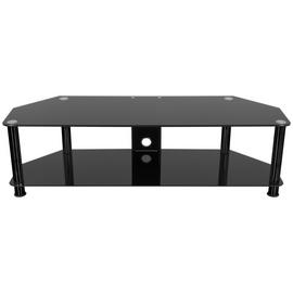 AVF Classic Up to 65 Inch Tempered Glass TV Stand - Black