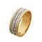 Revere Men's 9ct Yellow Gold Diamond Band Eternity Ring